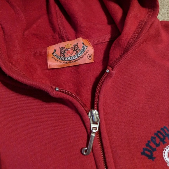 Juicy Couture Zip up Hoodie- Size M - Picture 3 of 5